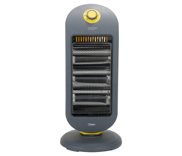 Clikon CK4242 Quartz Heater with Three Heat Settings - Grey and Yellow - Zoom Image 1