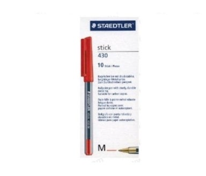 STAEDTLER 10-Piece Stick 430 Ballpoint Pen - Zoom Image