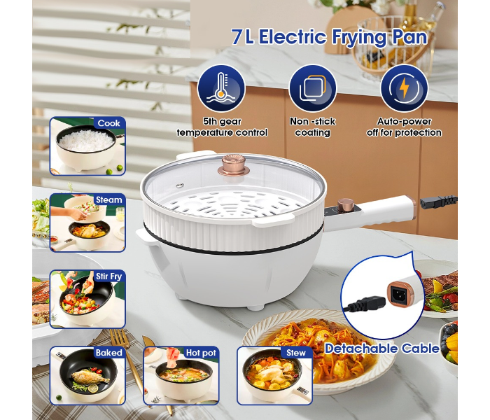 Electric Skillet Multi-Cooker Multipurpose Electric Cooker Multipurpose  Electric Cooker Multi Function Cooker Health Pan Hot Pot Electric Food  Cooker Africa - China Electric Cooker and Non Stick Cooker price