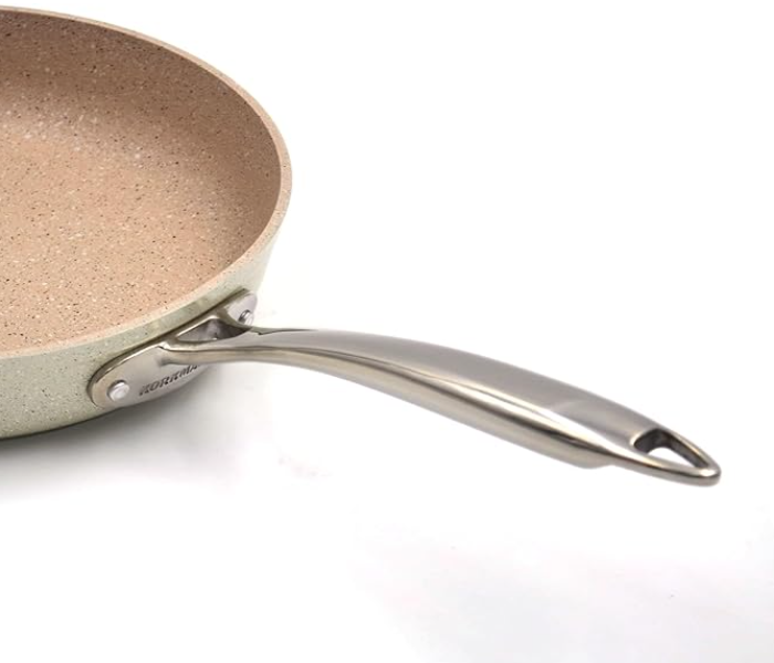 Korkmaz A1266 28X5.5 cm 3L Granita Frypan - Beige & Silver - Zoom Image 2