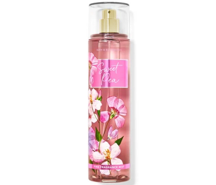 Bath and Body Works 236ml Sweet Pea Fine Fragrance Mist for Women - Zoom Image