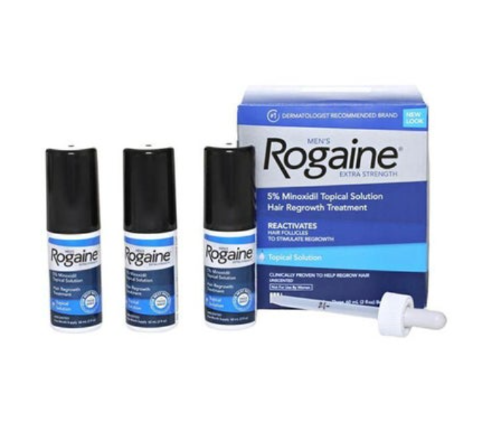 Rogaine 3-Piece Extra Strength Hair Regrowth Solution Set - Zoom Image