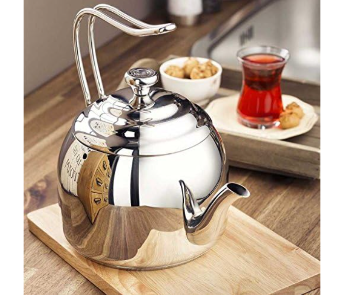 Korkmaz Astra 18/10 Stainless Steel Teapot, Induction Compatible