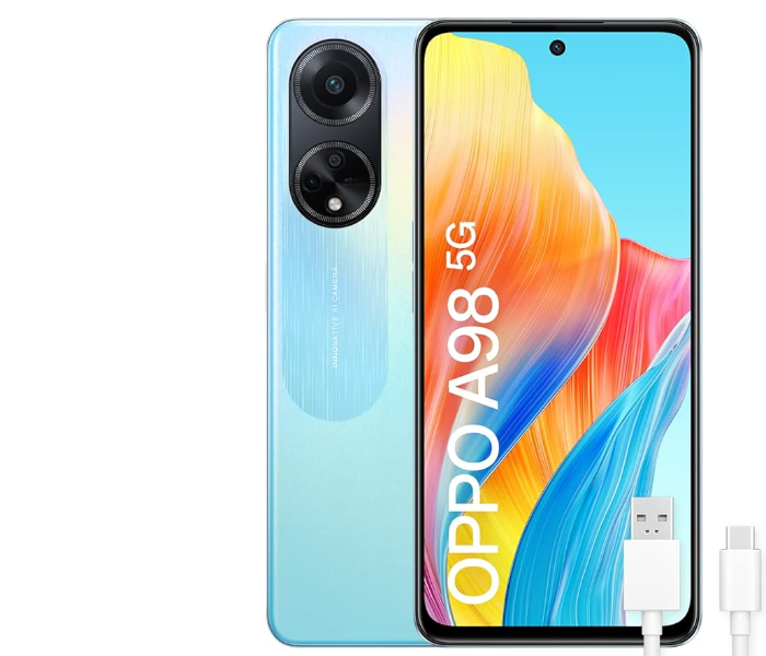 Oppo A98 5G 8GB RAM 256GB -Dreamy Blue - Zoom Image