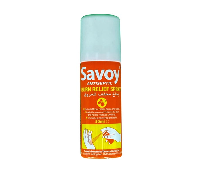 Savoy Antiseptic Burn Relief Spray 50ml - Zoom Image