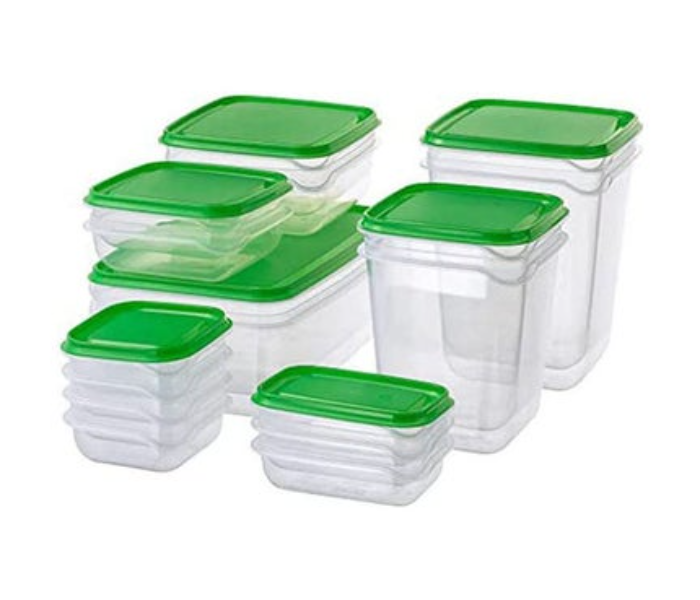 Pruta Food Container Set Of 17 Transparent - Zoom Image