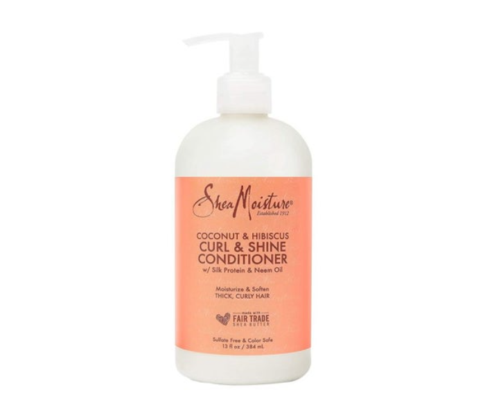 SheaMoisture Coconut And Hibiscus Curl And Shine Conditioner - Zoom Image