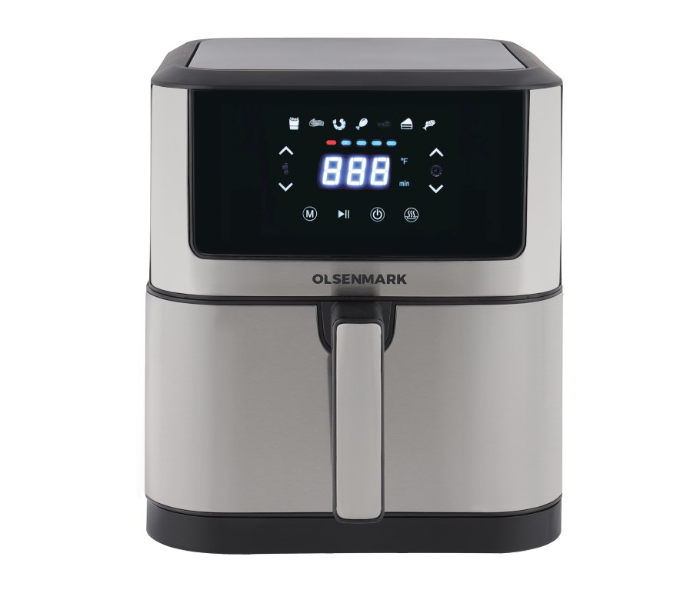 Olsenmark OMAF7032 8L Digital Air Fryer - Silver - Zoom Image 1