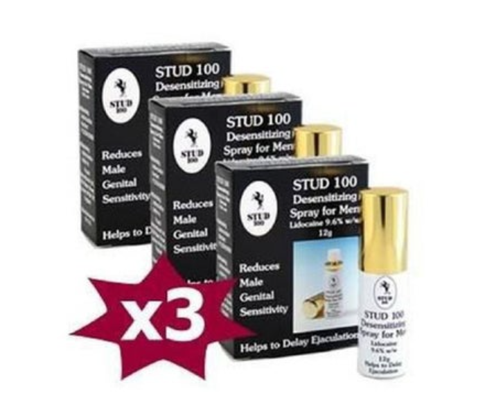 STUD 100 Desensitizer Original Spray For Him Pack of 3 - Zoom Image