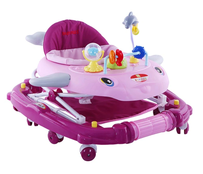 Baby plus BP7747-PINK Baby Walker - Pink - Zoom Image 3