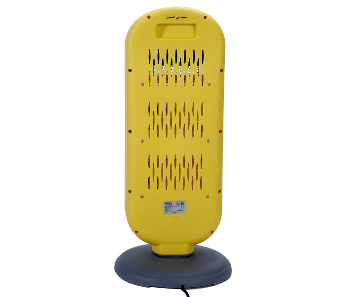 Clikon CK4242 Quartz Heater with Three Heat Settings - Grey and Yellow - Zoom Image 3