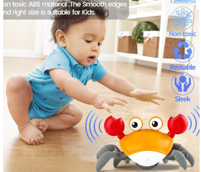 Crawling Crab Baby Toy with Music and smart Obstacle Avoidance - Zoom Image 4