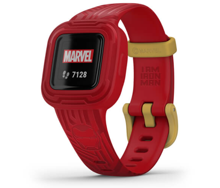 Garmin 010-02441-11 Vivofit Jr.3 Marvel Iron Man Smart Watch - Red - Zoom Image 1