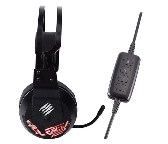 Mad Catz The Authentic F.R.E.Q. 4 Gaming Stereo Wired Over Ear Headphone - Black - Zoom Image 3