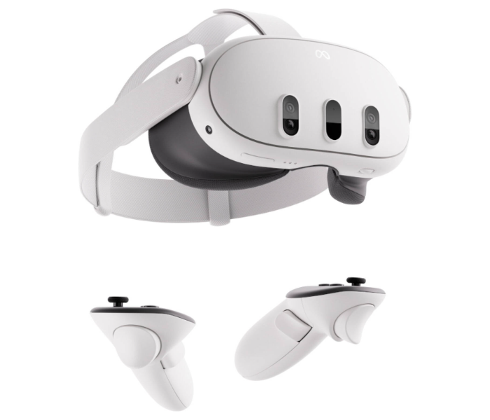 Meta Quest 3 512GB Advanced All-In-One Virtual Reality Headset  – White - Zoom Image 1