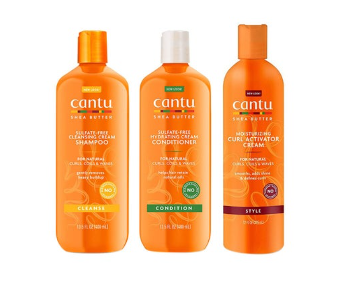 Cantu 3-Piece Shea Butter Shampoo , Hydrating Conditioner And Curl Activator Cream Set - Zoom Image