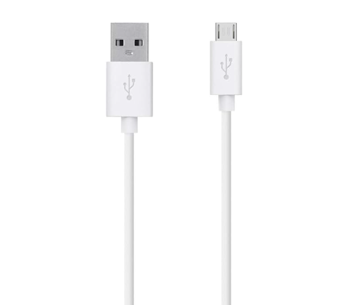 Belkin F2CU012bt2M-WHT Tangle Free Micro USB ChargeSync Cable Smartphones and Tablets - White - Zoom Image 1