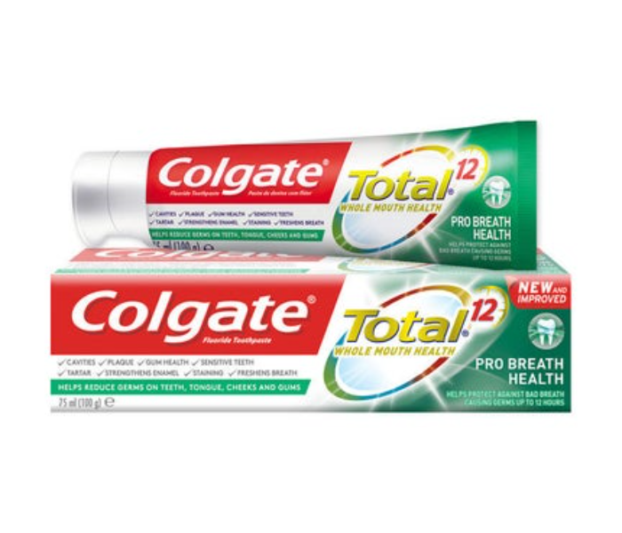 Colgate Total 12 Pro Breath Health Toothpaste Multicolour 75ml - Zoom Image