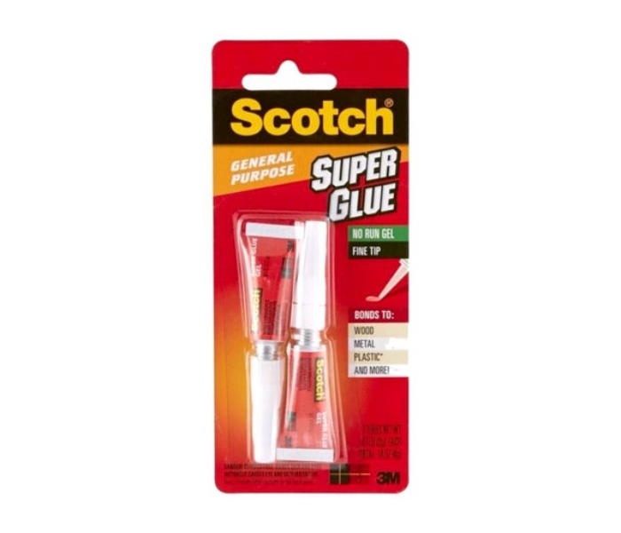 3M 2- Pieces Scotch Super Glue Tube - Zoom Image