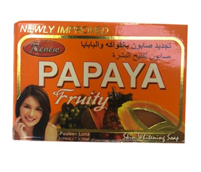 Renew Papaya Fruity Skin Whitening Soap - Zoom Image