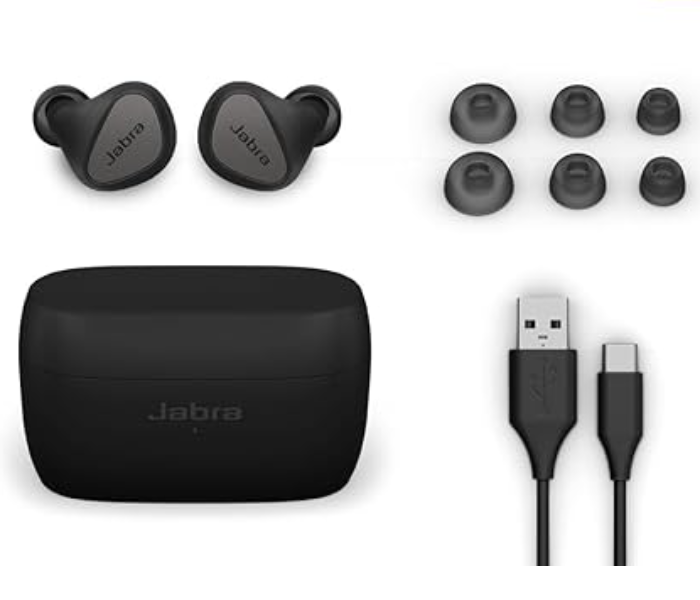 Jabra Elite 5 True Wireless in-Ear Bluetooth Earbuds - Titanium Black - Zoom Image 2