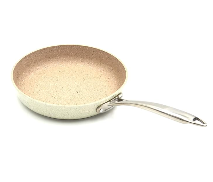 Korkmaz A1266 28X5.5 cm 3L Granita Frypan - Beige & Silver - Zoom Image 3