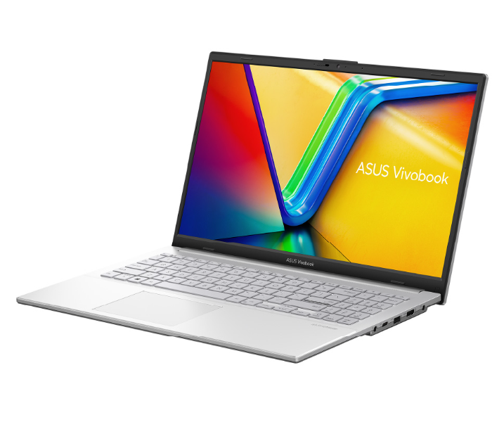 Asus Vivobook Go 15 E1504GA-NJ233W 15.6inch FHD Intel Core i3-N305  8GB RAM 256GB SSD Shared Intel UHD Graphics English-Arabic Keyboard Windows 11 Home - Silver - Zoom Image 4