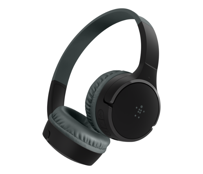 Belkin AUD002btBK SoundForm Mini Wireless On-Ear Headphones for Kids - Black - Zoom Image 1