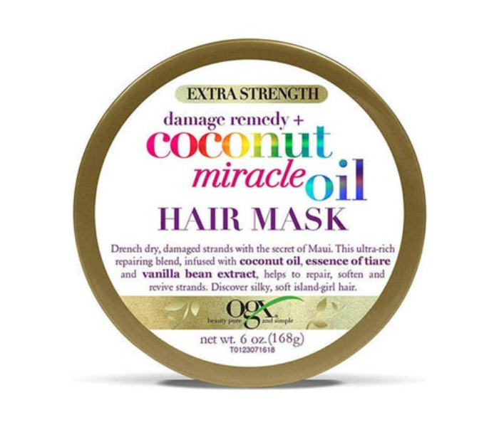 Ogx Extra Strength Damage Remedy With Coconut Miracle Oil Hair Mask - Zoom Image