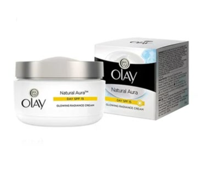 Olay Natural Aura Glowing Radiance Day Cream, SPF 15 - Zoom Image