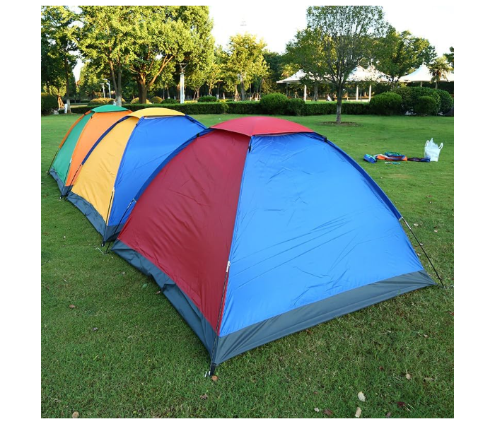 Portable Camping Tents Pop Up Instant Automatic Backpacking Dome Waterproof 200 x 200 x 135cm Tent For 4 Person - Assorted - Zoom Image 3