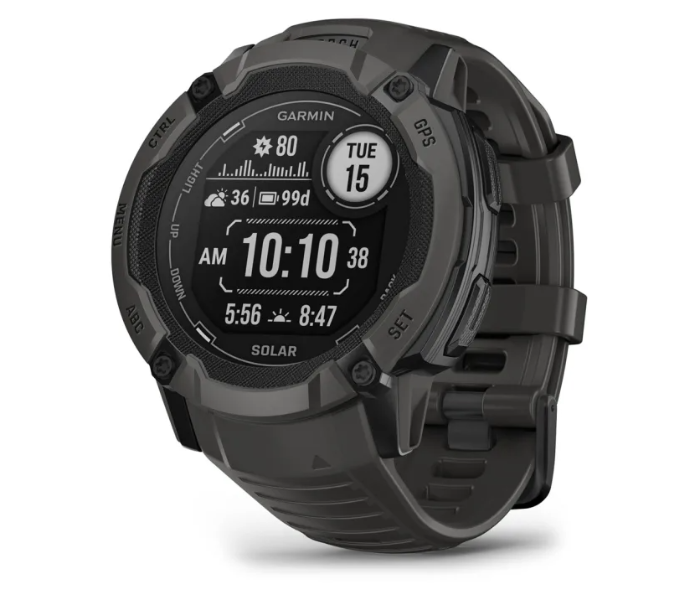 Garmin 010-02805-00 Instinct 2X Solar Standard Edition GPS Smart Watch - Graphite - Zoom Image 1