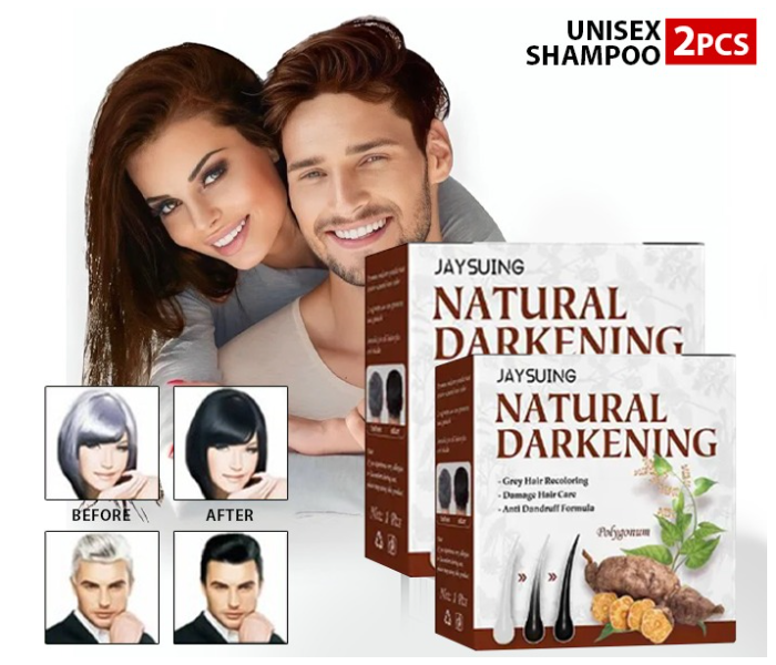 Bundle 2 PCs Set Natural Hair Darkening Soap Image