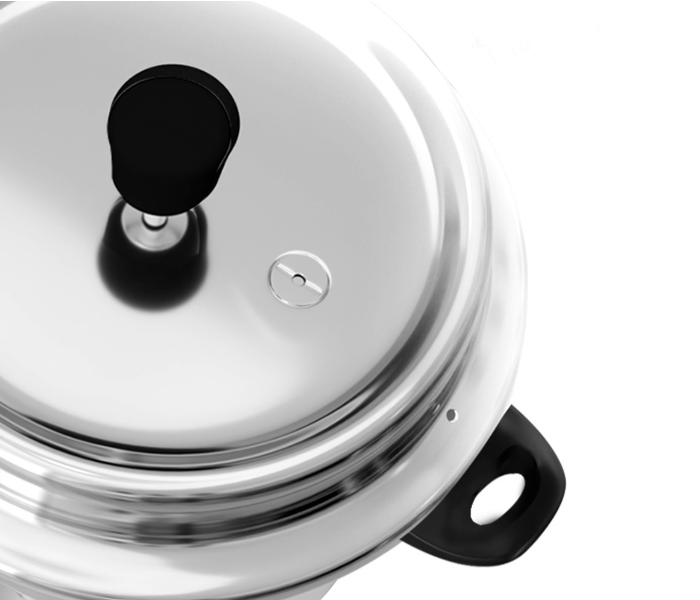 Delici ADPC5E 5Litre Dripless Aluminium Pressure Cooker - Silver - Zoom Image 3