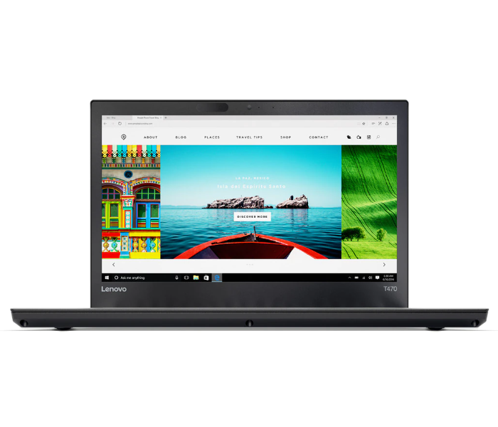 Lenovo ThinkPad T470 14 Inch Touchscreen Intel Core i5 6th Gen 8GB RAM 256GB SSD Windows 10 Pro Refurbished Laptop - Zoom Image 2