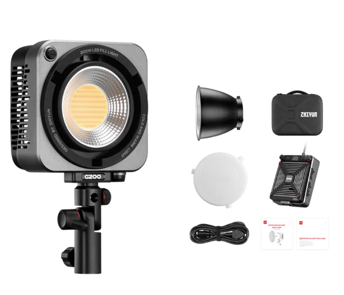 Zhiyun Molus G200 COB Light - Black - Zoom Image 1