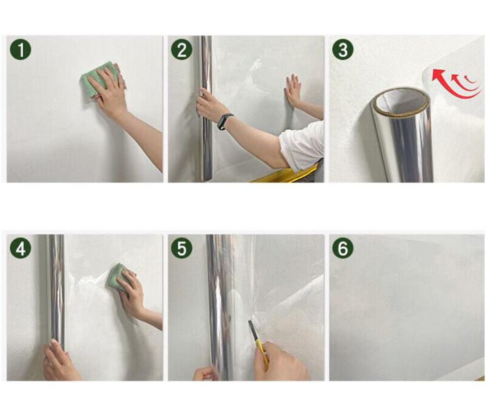 Jongo Wall Protective Film Scratch-Resistant Anti-Dirty Does Not Hurt The Wall Home Transparent Electrostatic Wall Protection Sticker-Wall Protective Film 45cm*5m  - Zoom Image 3