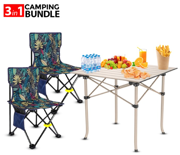 Bundle 1 PCs Set Portable Aluminium Folding Camping Image