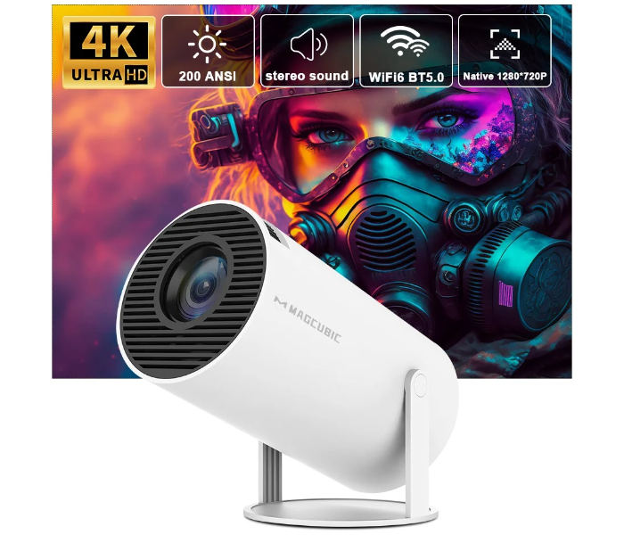 Portable High Quality Transpeed 4K Ultra HD Android 11 Dual Wifi 1080P  Home Cinema Indoor Outdoor Projector - Zoom Image 12