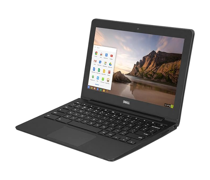 Dell ChromeBook 3180  4GB Ram 16GB SSD 11.6 Inch Display Refurbished - Black - Zoom Image 1