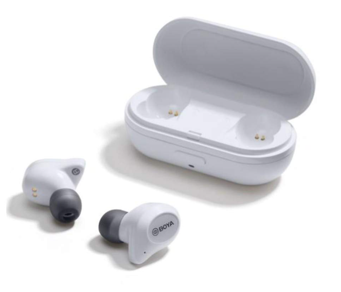 Boya BY-AP1 Bluetooth True Wireless Stereo Earbuds - White - Zoom Image 2