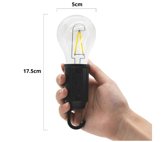 Portable Rechargeable Outdoor Camping Hanging Type-C Charging Retro Bulb Decoration Light - Zoom Image 5