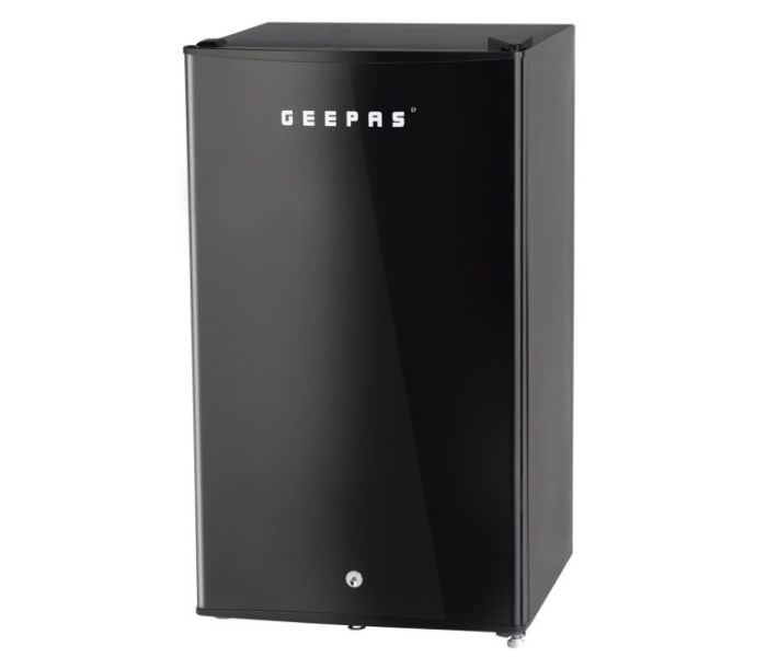 Geepas GRF1212BXE 120 Litre Single Door Retro Mini Defrost Fridge - Black - Zoom Image 2