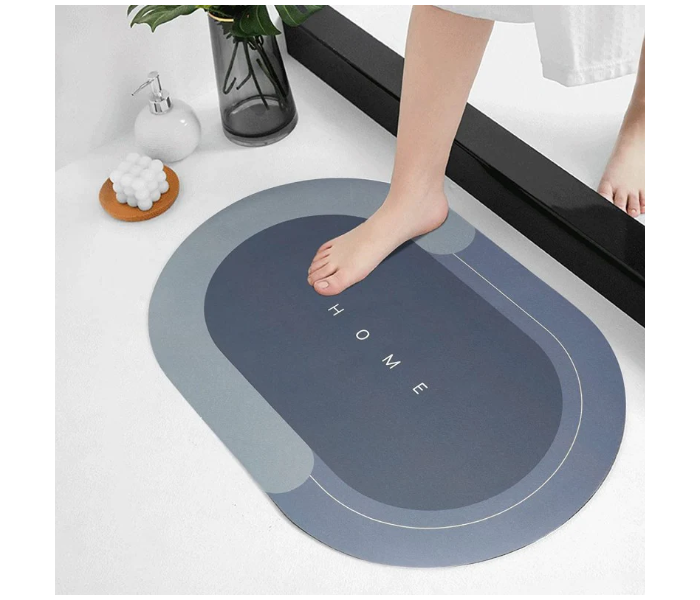 Anti Slip Water Absorbent Door Mat For Bathroom, Floor, Absorbent Quick-Drying Mat Shower - Assorted Colors - Zoom Image 2