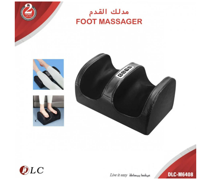 DLC - M6408 3-Level Foot Massager with Heating cushion - Black - Zoom Image 1