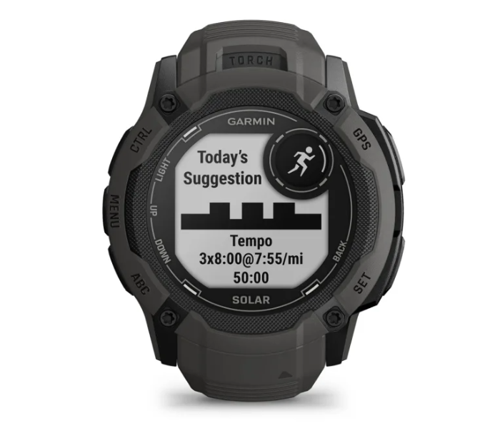 Garmin 010-02805-00 Instinct 2X Solar Standard Edition GPS Smart Watch - Graphite - Zoom Image 2