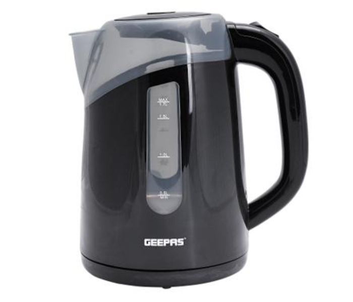 Geepas GK38027 1.7 Litre Cordless Electric Kettle - Black - Zoom Image 1