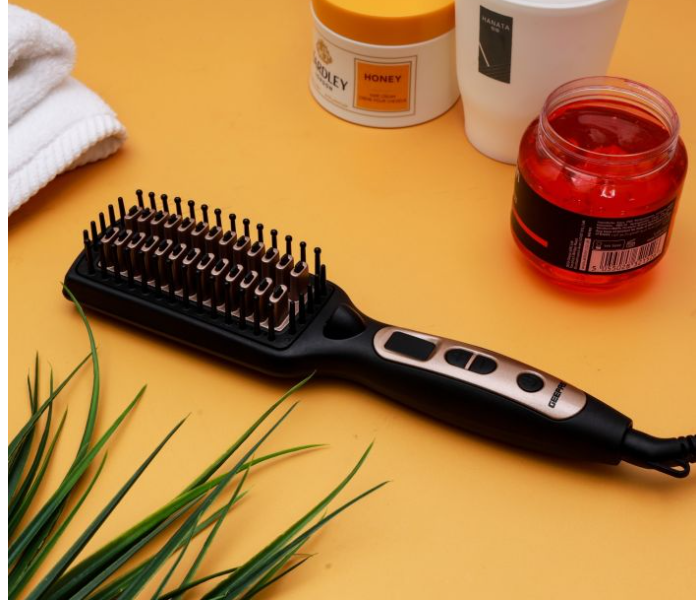 Geepas GHBS86037 Ceramic Hair Brush - Black - Zoom Image 3