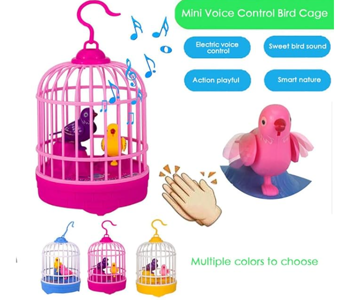 Generic Talking bird cage Singing Chirping Bird Toy - Zoom Image 3