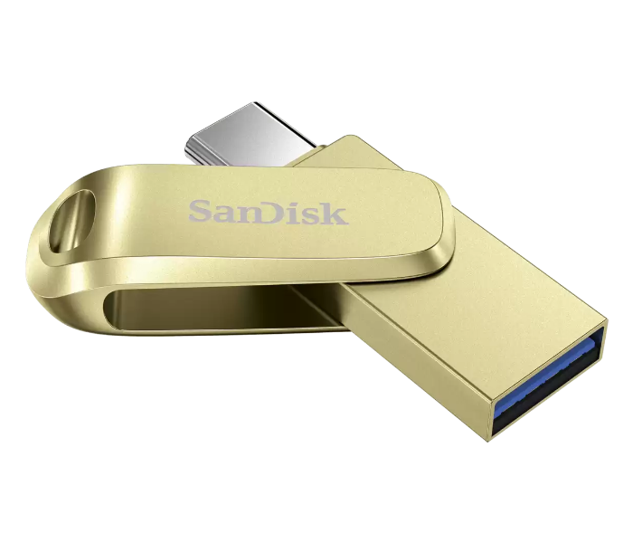 Sandisk SDDDC4-256G-G46GD 256GB Ultra Dual Drive Luxe Type-C Flash Drive - Gold - Zoom Image 2